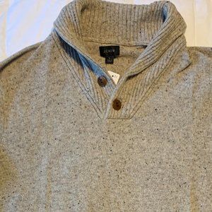 J Crew Men's Shawl Collar Sweater - New - Large